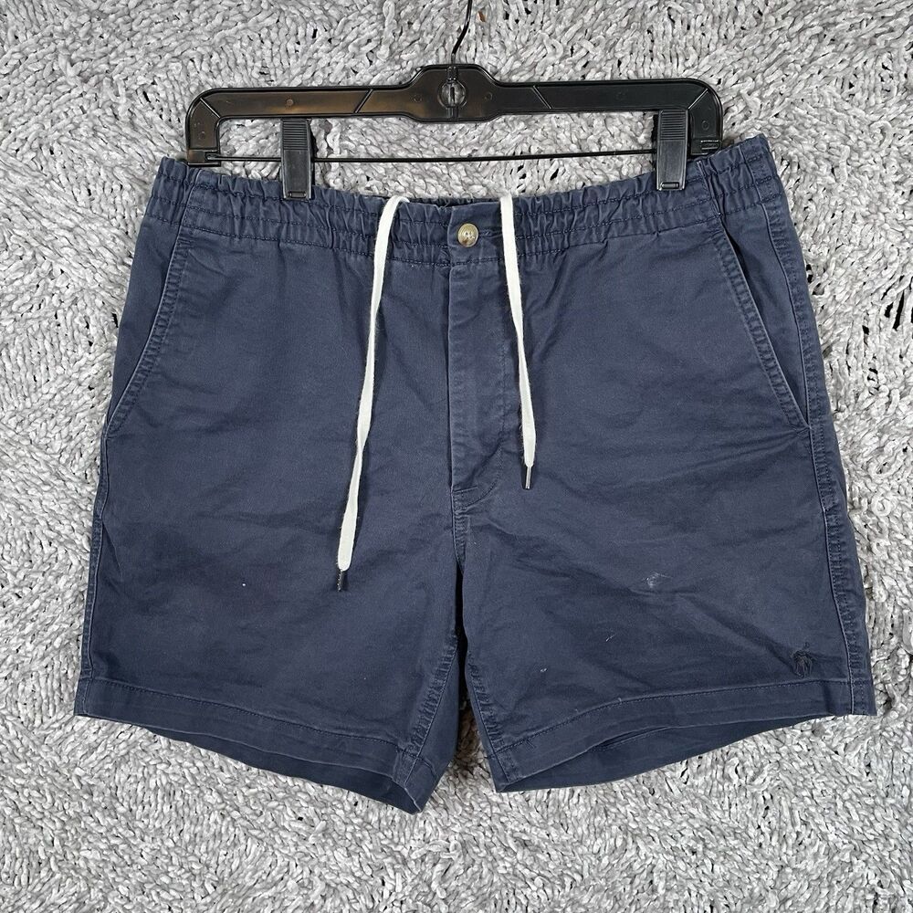 Polo Ralph Lauren Stretch Classic Fit Chino Shorts Men's Medium Navy Blue Golf